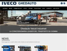 Tablet Screenshot of ghedautovi.it